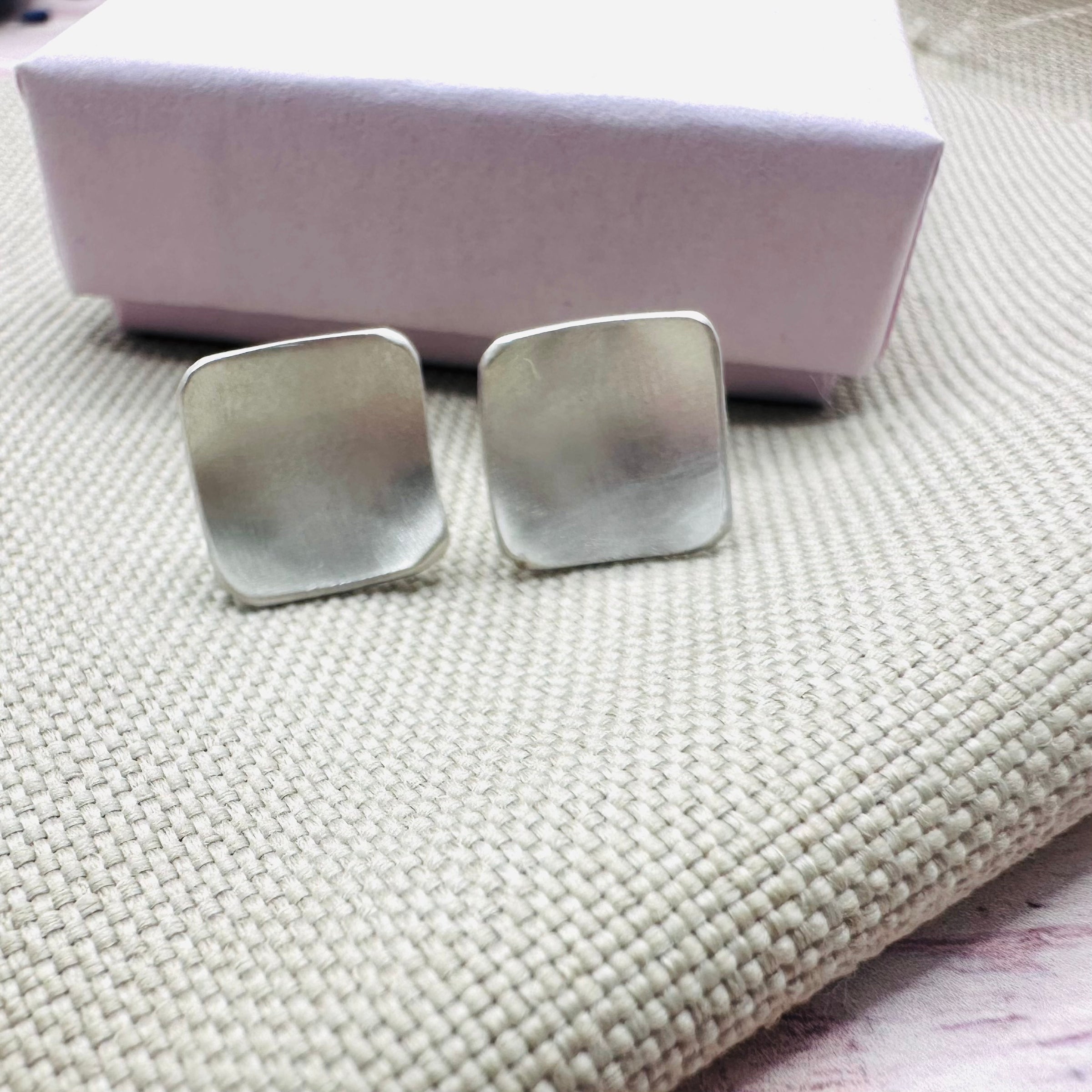 Patrice Satin Sterling Earrings