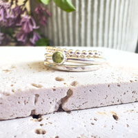 Nathalie Gemstone 3 Ring Set