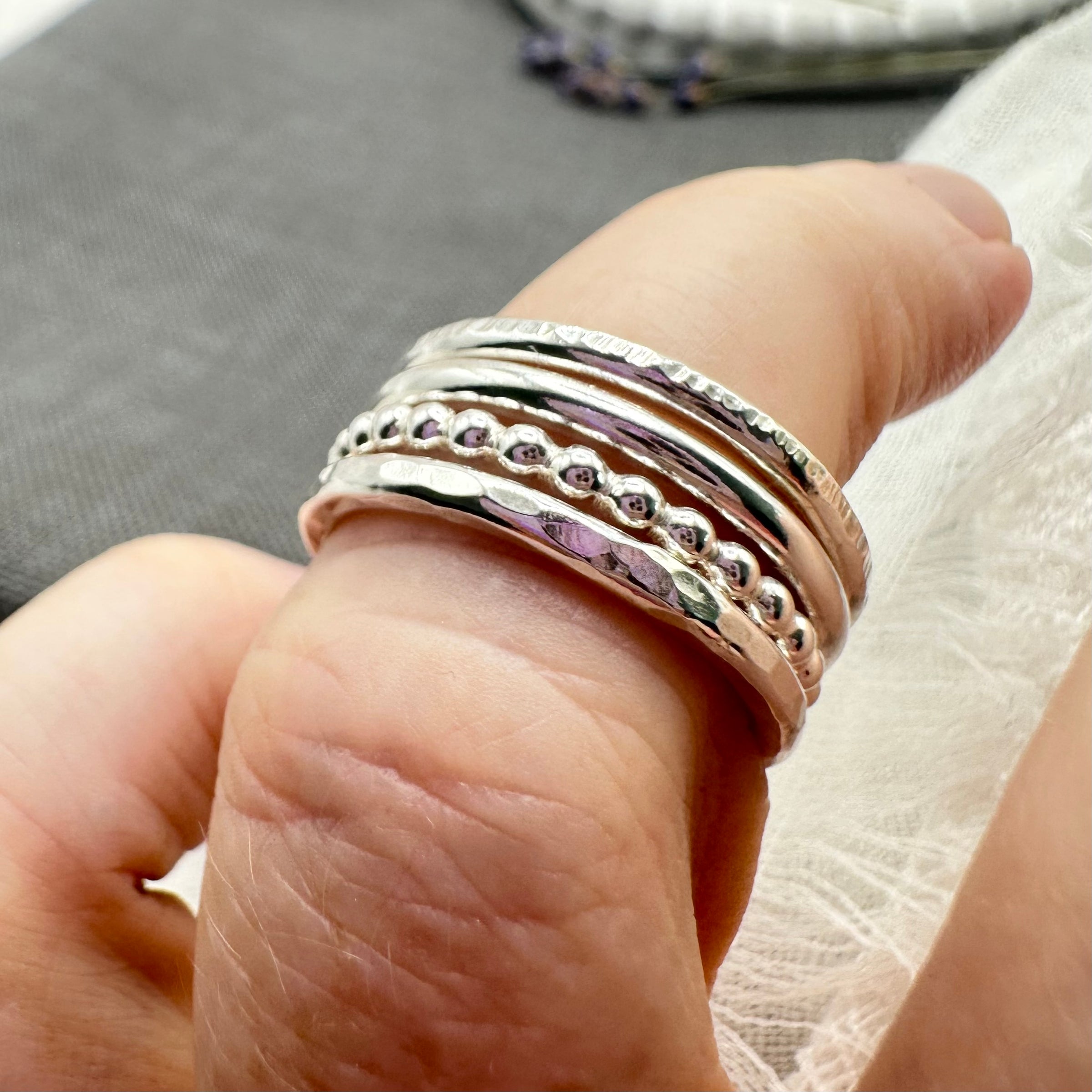 Leisel Sterling Rings