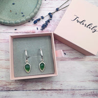 Serpentine Hoop Earrings