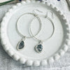 Orb Earrings - Rutilated Quartz