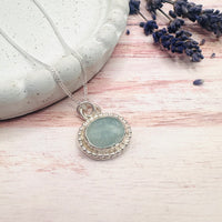Adeline Necklace - Aquamarine