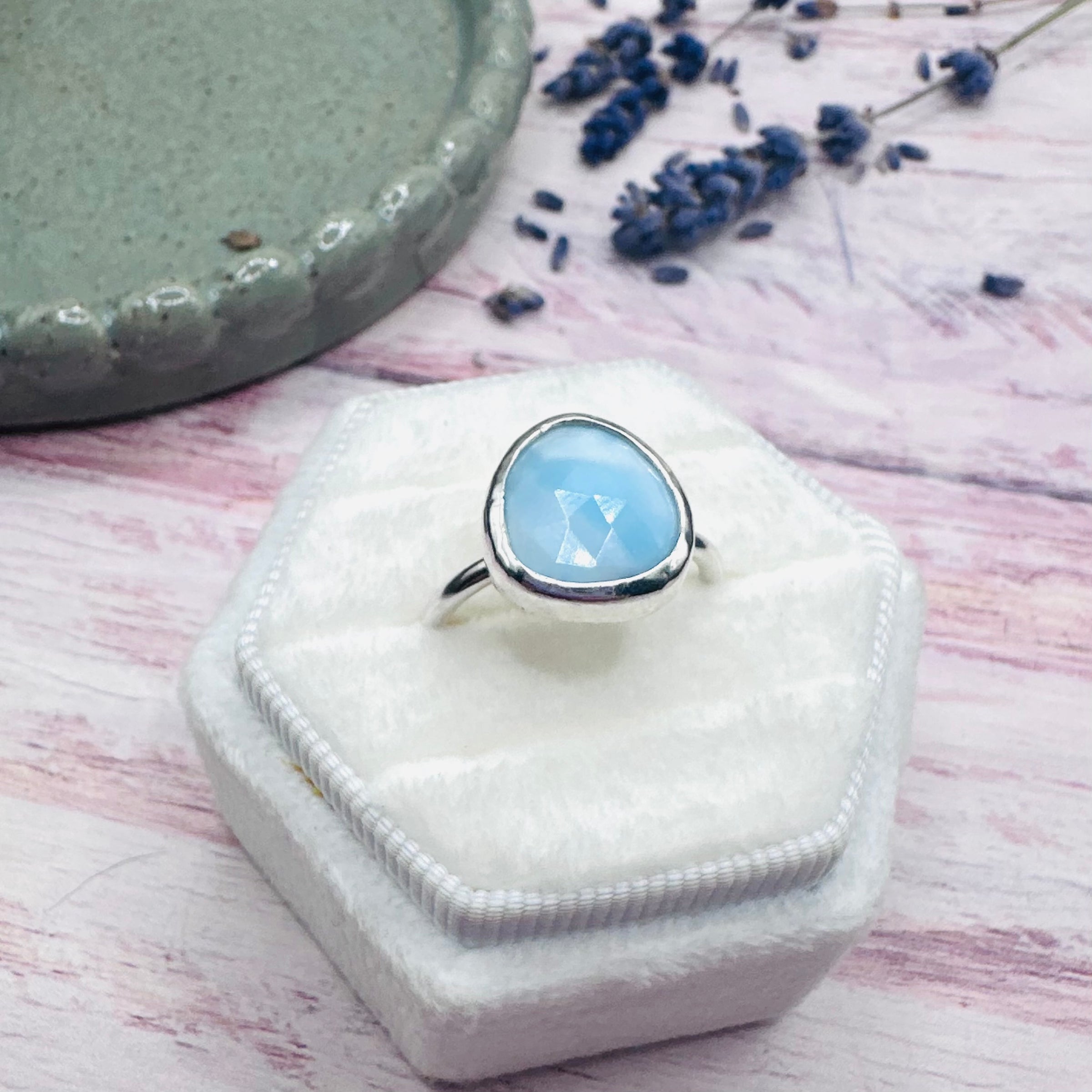 Larimar Ring - Esme