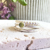 Nathalie Gemstone 3 Ring Set