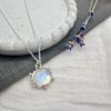 Hexagon Moonstone Necklace