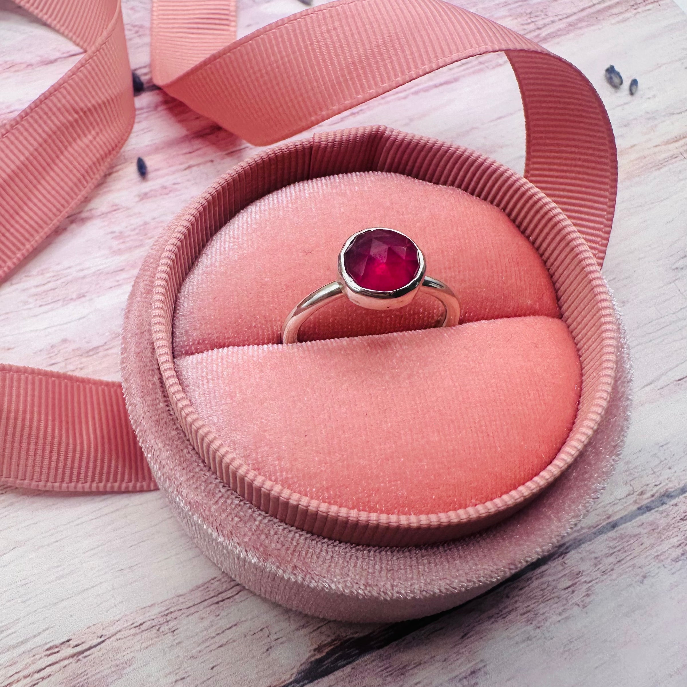 Pink Sapphire Esme Ring