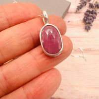 Aurelia Necklace in Pink Sapphire