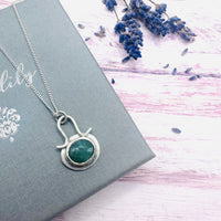Sofia Necklace in Emerald
