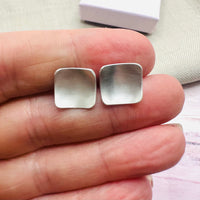 Patrice Satin Sterling Earrings