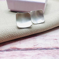 Patrice Satin Sterling Earrings