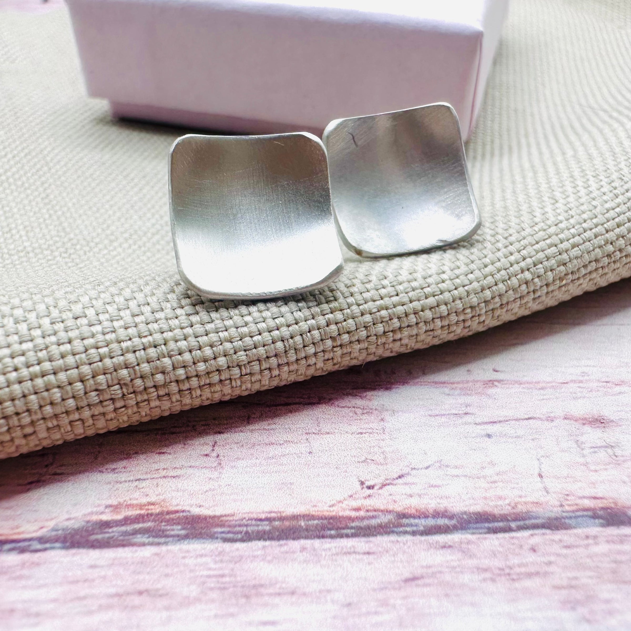 Patrice Satin Sterling Earrings