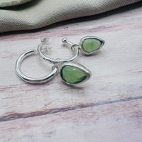 Serpentine Hoop Earrings