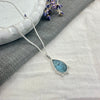 Blue Moss Kyanite Necklace