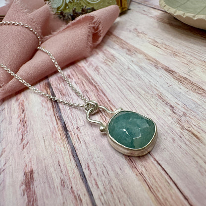 Florence Necklace in Aquamarine