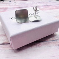 Patrice Satin Sterling Earrings