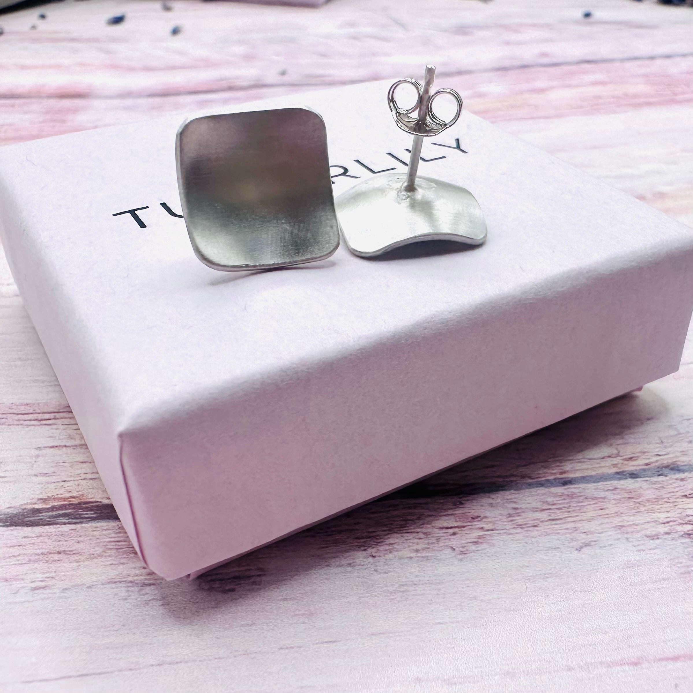Patrice Satin Sterling Earrings