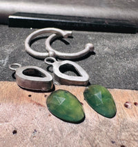 Serpentine Hoop Earrings