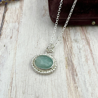 Adeline Necklace - Aquamarine