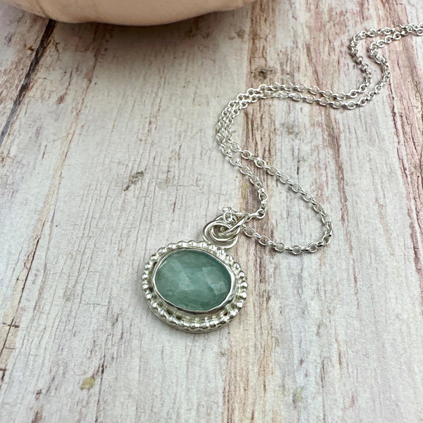 Adeline Necklace - Aquamarine