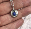 Blaue Opal Halskette