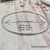 9 Silver Rings Sterling Silver Bangle