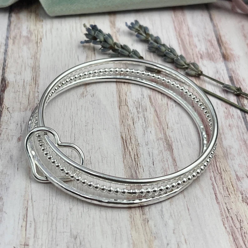 Hettie Heart Bangle