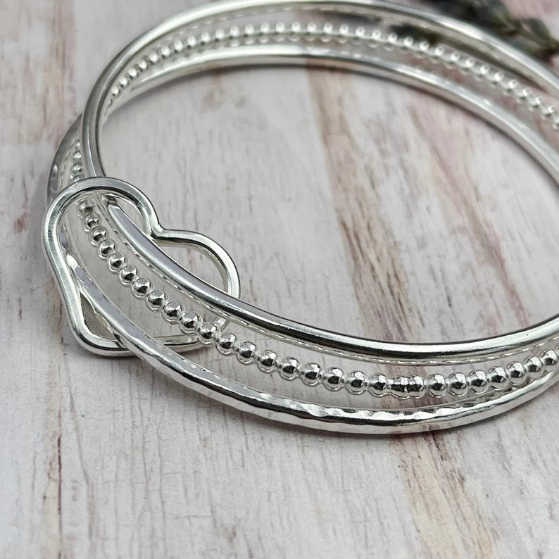 Hettie Heart Bangle