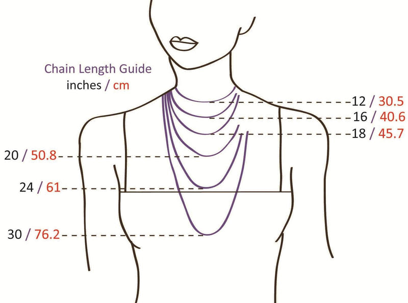 Personalisierte Namenskette mit Ringen aus verschiedenen Metallen – 5 bis 9 Ringe