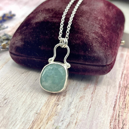 Florence Necklace in Aquamarine