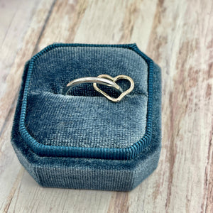 Floating Heart Ring