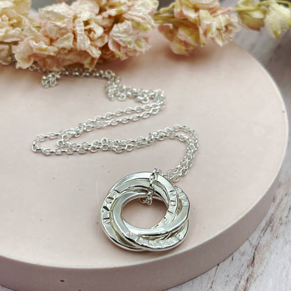 Petite Names Necklace (4 Ring)