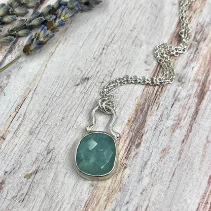 Florence Necklace in Aquamarine