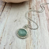 Adeline Necklace in Aquamarine
