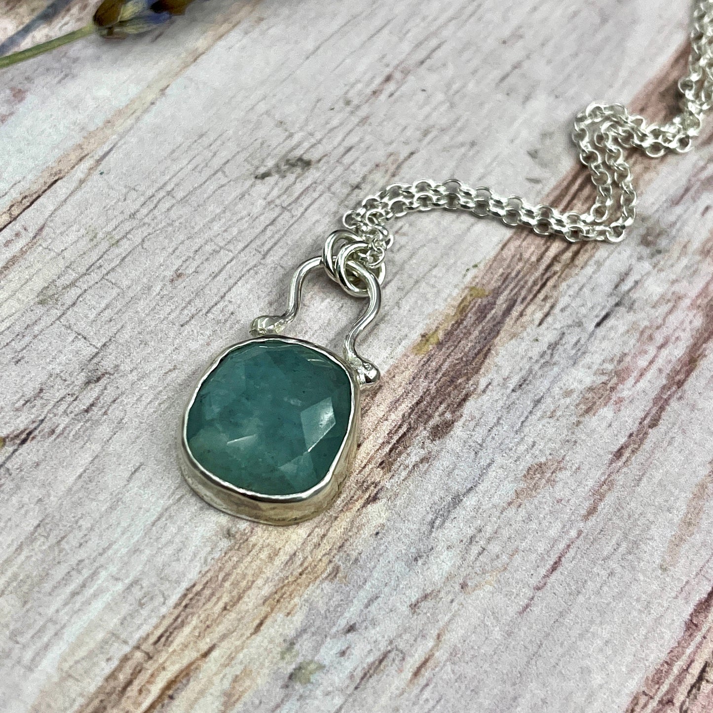 Florence Necklace in Aquamarine