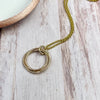 3 Ring Goldfill Entwined Ring Necklaces