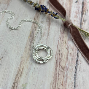Petite Names Necklace (3 Ring)