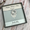 Petite Names Necklace with Gemstone