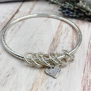 Chunky Charm Bangle