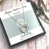 Petite Name Ring Necklace