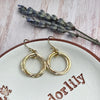 14kt Goldfill 3 Ring Earrings