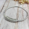 9 Silver Rings Sterling Silver Bangle