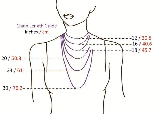 7 Petite Rings Sterling Silver Necklace