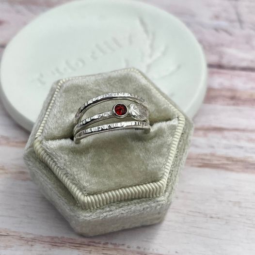 Garnet Ring Set